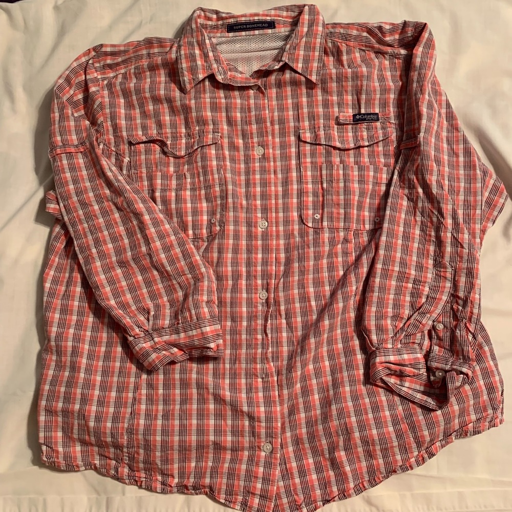 Columbia Women’s Plus Button Down Top 2X